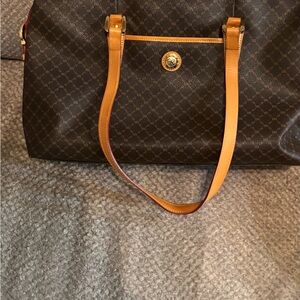 Rioni Brown and Tan Tote Bag with matching wallet